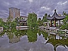 " Portland Chinese Garden - 1," image by artist Gary Rondez - open LINKAGE for larger view.