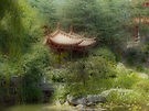" Chinese Garden," by artist RedBubble missmoneypenny - open LINKAGE for larger view.