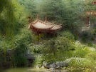 " Chinese Garden," by artist RedBubble missmoneypenny - open LINKAGE for larger view.