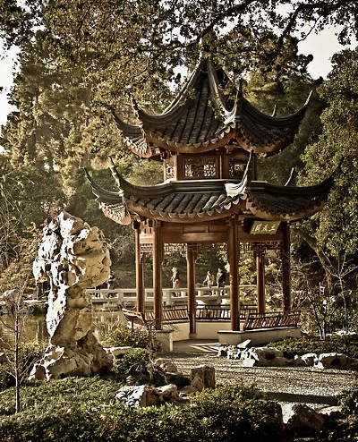 " Chinese Garden," by artist boehmgraphics [ RedBubble name ] - please use LINKAGE for further detail.