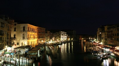 Venice - Watertown, by night.