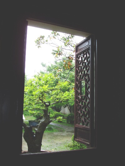 Another view of the penjing, looking out to the right side.