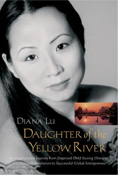 Cover photo of Author Diana Lu's book " Daughter of the Yellow River."