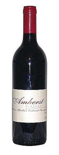 Amherst Winery 2003 " Chinese Garden's," Cabernet Sauvignon