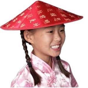 Chinese sun hat for a protection from the sun.