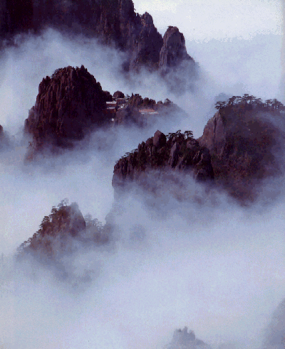 Mankind sharing with the nature of Huanshan