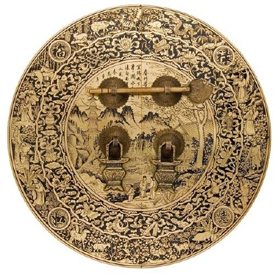 Mountain Scene Cabinet Plate