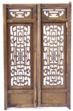 Old Chinese crafted doors