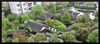 Community Hall garden in Hangzhou.