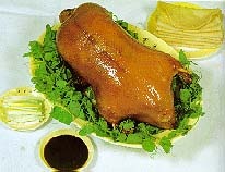 Famous Beijing Roast Duck dish
