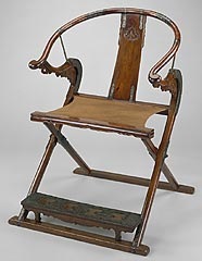 Ancient Chinese chair, similar to modern day Director's chair